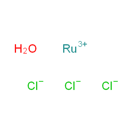 Ruthenium(III) Chloride RuCl3 Ruthenium Trichloride Hydrate CAS: 14898-67-0