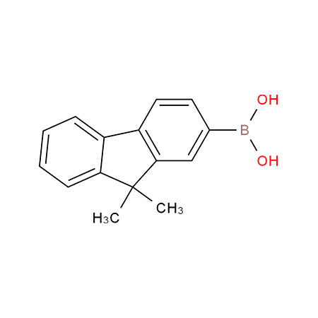 9,9-Dimethyl-9H-fluoren-2-yl-boronic acid CAS:333432-28-3