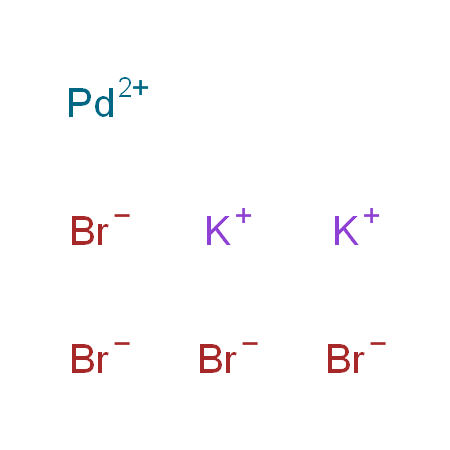 Potassium tetrabromopalladate K2PdBr4 CAS: 13826-93-2