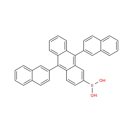 9,10-Bis(2-naphthyl)anthracene-2-ylboronic acid CAS: 867044-28-8