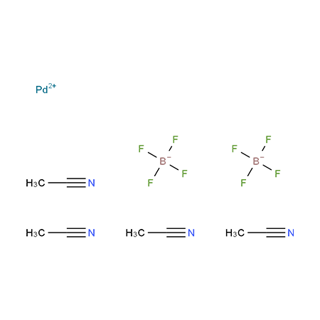 Tetrakis(acetonitrile)palladium(II)tetrafluoroborate CAS: 21797-13-7