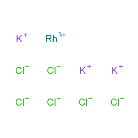 Tripotassium hexachlororhodate K3RhCl6 CAS: 13845-07-3