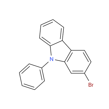 2-Bromo-9-phenyl-9H-carbazole CAS:94994-62-4